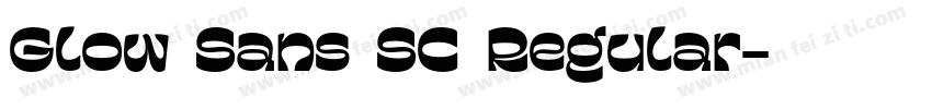 Glow Sans SC Regular字体转换